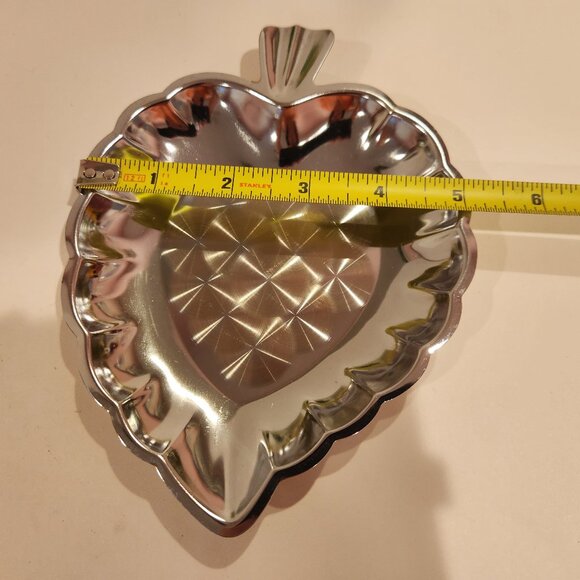 Vintage Chrome Plate Leaf Tray (small) - Picture 6 of 8